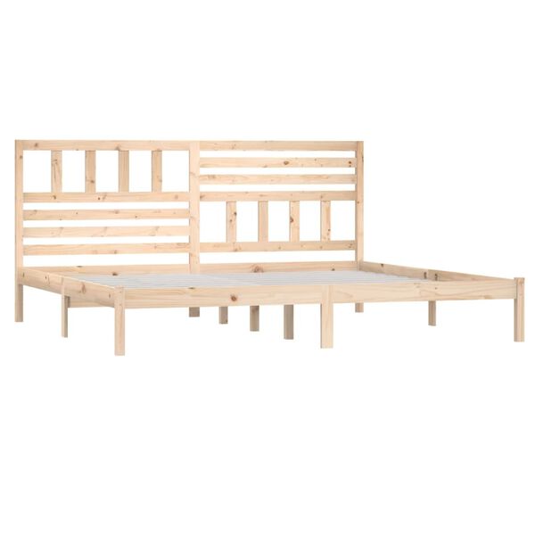 vidaXL Cadre de lit sans matelas 180x200 cm bois massif de pin