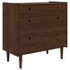 vidaXL Commode BILBAO Caramel fonc&eacute; 90 x 45 x 89 cm