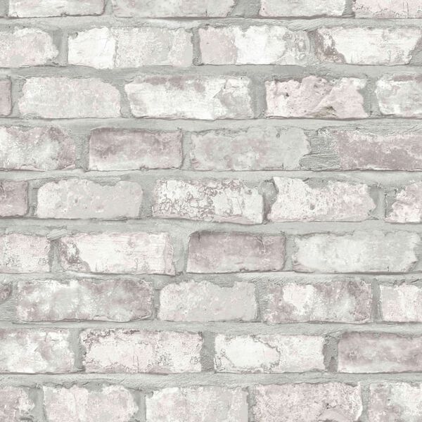 DUTCH WALLCOVERINGS Papier peint Briques Blanc EW3104