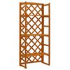 vidaXL Support de plantes et treillis Orange 60x30x140cm Bois de sapin