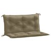 vidaXL Coussins de banc de jardin lot de 2 taupe m&eacute;lang&eacute; tissu