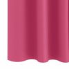 vidaXL Rideaux occultants avec anneaux 2 pcs Rose vif 260 x 140 cm