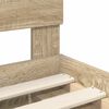 vidaXL Cadre de lit Sonoma 120 x 190 cm Bois de pin massif
