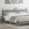 vidaXL Headboard de Rangement avec Station de Charge Sonoma gris