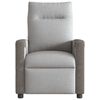 vidaXL Fauteuil inclinable &eacute;lectrique gris nuage tissu
