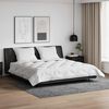 vidaXL Duvet d'été simple avec oreiller 3 pcs Blanc Microfibre