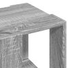 vidaXL Table basse sonoma gris 32x32x30 cm bois d'ingénierie