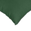 vidaXL Coussins de canapé 2 pcs Vert foncé 80 x 80 cm
