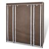 vidaXL Armoire avec compartiments et tiges 45 x 150 x 176 cm Marron
