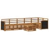 vidaXL Ensemble de canap&eacute;s d'ext&eacute;rieur 6 pc Naturel