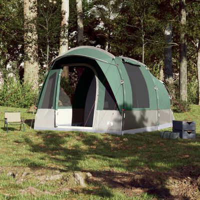 vidaXL Tente de camping tunnel 3 personnes vert imperméable