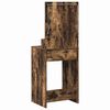 vidaXL Table de Toilette Ch&ecirc;ne fum&eacute; 50 x 41 x 135 cm Bois d'ing&eacute;nierie