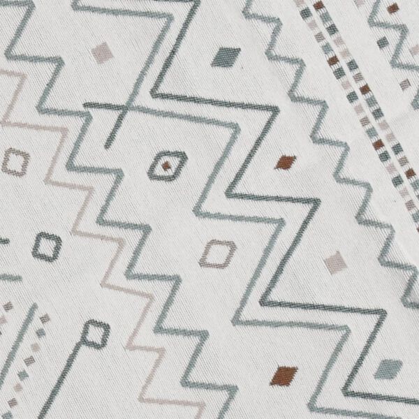 vidaXL Tapis Beige et bleu 100x200 cm Coton