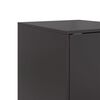 vidaXL Buffet noir 34,5x39x73 cm acier