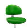 vidaXL Tabourets de bar lot de 2 vert similicuir