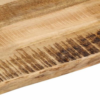 vidaXL Dessus de table bord vivant 100x40x3,8 cm bois de manguier brut