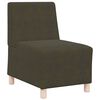 vidaXL Unit&eacute; de Sofa Modulaire Sans Accoudoirs Vert arm&eacute;e