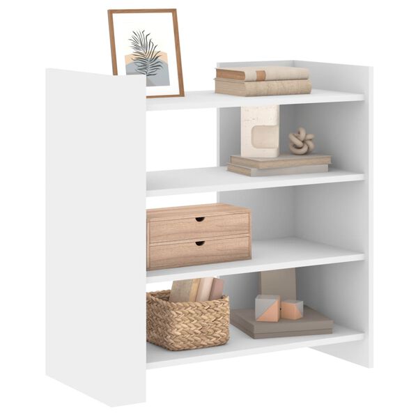 vidaXL Buffet blanc 73,5x35x75 cm bois d&rsquo;ing&eacute;nierie