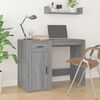 vidaXL Bureau Sonoma gris 100x49x75 cm Bois d'ing&eacute;nierie