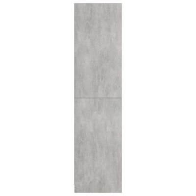 vidaXL Garde-robe Gris cement 100 x 50 x 200 cm Aggloméré