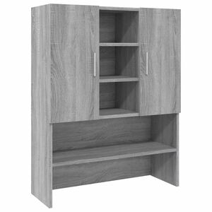 vidaXL Meuble pour machine &agrave; laver Sonoma gris 70,5x25,5x90 cm