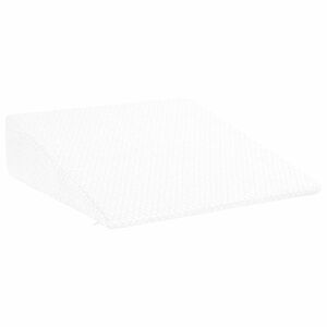 vidaXL Coussin en coin Blanc 69 x 64 x 19 cm Mousse &agrave; m&eacute;moire de forme