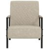 vidaXL Fauteuil Gris clair Similicuir