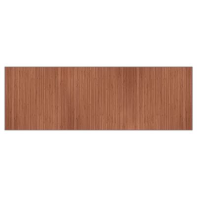 vidaXL Tapis rectangulaire marron 100x300 cm bambou