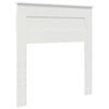 vidaXL T&ecirc;te de lit Blanc Bois d'ing&eacute;nierie