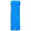 vidaXL Matelas de camping gonflable avec oreiller 1 personne bleu