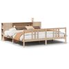 vidaXL Lit biblioth&egrave;que sans matelas 180x200 cm bois massif de pin