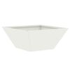 vidaXL Cache-pot de jardin 5 pcs Blanc 35 x 35 x 15 cm