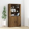 vidaXL Armoire murale Ch&ecirc;ne marron 80x33x80 cm Bois d'ing&eacute;nierie
