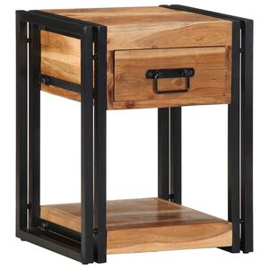 vidaXL Cabinet de chevet 2 pc Marron 40 x 35 x 50 cm