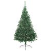 vidaXL Sapin de No&euml;l artificiel pr&eacute;-&eacute;clair&eacute; Vert 240 cm PVC