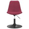 vidaXL Chaises pivotantes &agrave; manger lot de 6 Rouge bordeaux Velours