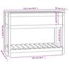vidaXL Jardini&egrave;re avec &eacute;tag&egrave;re 111,5x54x81 cm Bois massif de pin