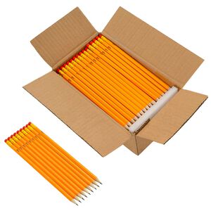 vidaXL Crayons HB 1000 pcs &Oslash; 0,7 x 18,5 cm Jaune