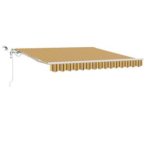 vidaXL Auvent r&eacute;tractable Multicolore 350 x 250 cm Polyester