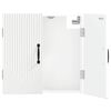 vidaXL Cabinet pour cible HOORN Blanc 52,5 x 10,5 x 53,5 cm