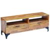 vidaXL Meuble TV bois de manguier 120x35x45 cm