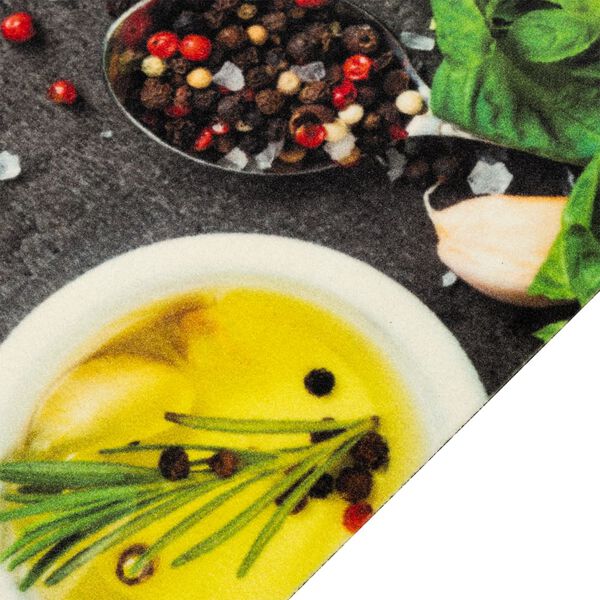 vidaXL Tapis de cuisine lavable impression d'épices 60x180 cm velours