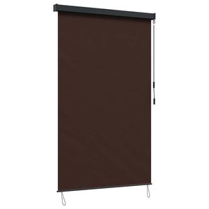 vidaXL Store enrouleur Marron 60 x 250 cm Tissu et Aluminium