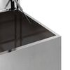 vidaXL Bo&icirc;te de Rangement Ext&eacute;rieure Argent 100 x 50,5 x 50 cm Acier