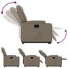 vidaXL Fauteuil inclinable Cappuccino Similicuir