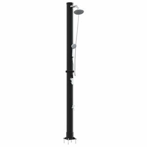 vidaXL Douche solaire ext&eacute;rieure 20 l PVC et Aluminium Noir