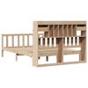 vidaXL Lit bibliothèque sans matelas 160x200 cm bois massif de pin