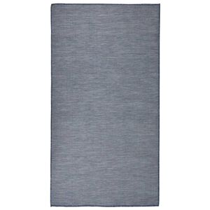 vidaXL Tapis &agrave; tissage plat d'ext&eacute;rieur 80x150 cm Bleu