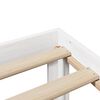 vidaXL Cadre de lit avec t&ecirc;te de lit sans matelas blanc 140x190 cm