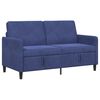 vidaXL Sofa avec rangement Bleu police 152 x 78 x 87 cm Polyester